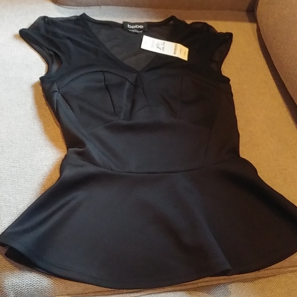 Sold Bebe Peplum Dress-top - Picture 3 of 5